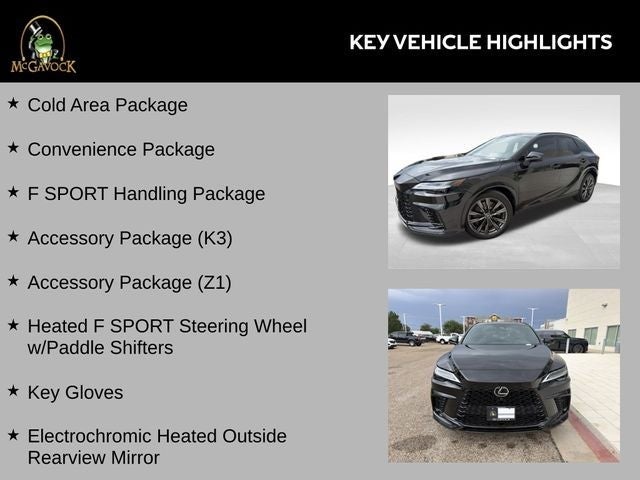 2024 Lexus RX 350 F Sport Handling