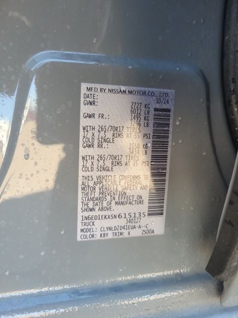 2025 Nissan Frontier PRO-4X